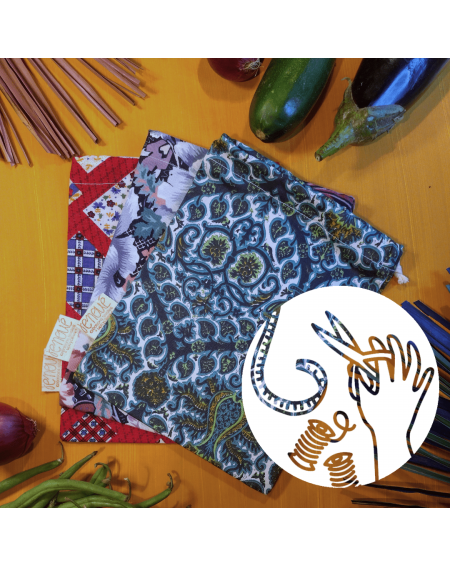 Pochon en Tissu Couleur et broderie personnalis e